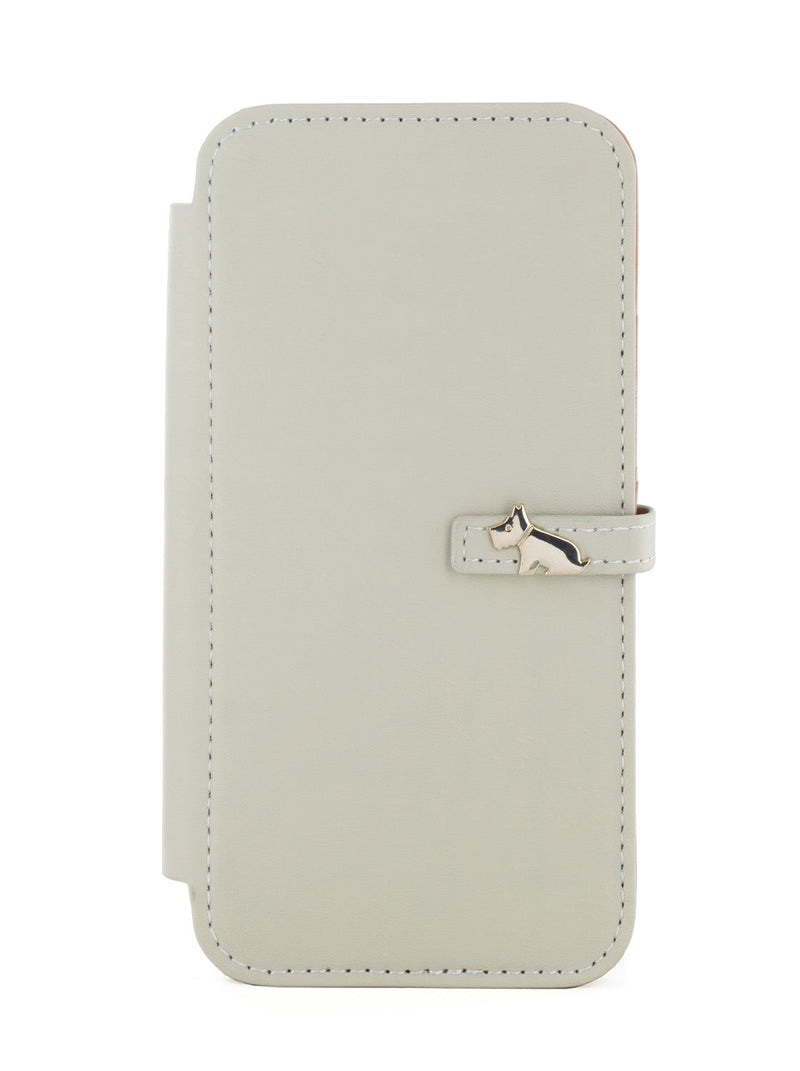 Radley Folio Case for iPhone 13 - Clay Brown Pale Gold