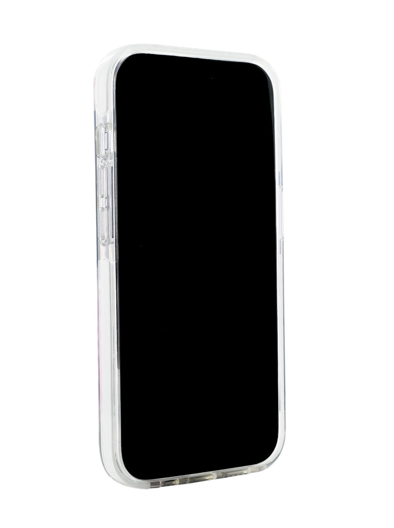 Ted Baker APPENI Clear Flower Placement Antishock Phone Case for iPhone 14 Cream Bumper