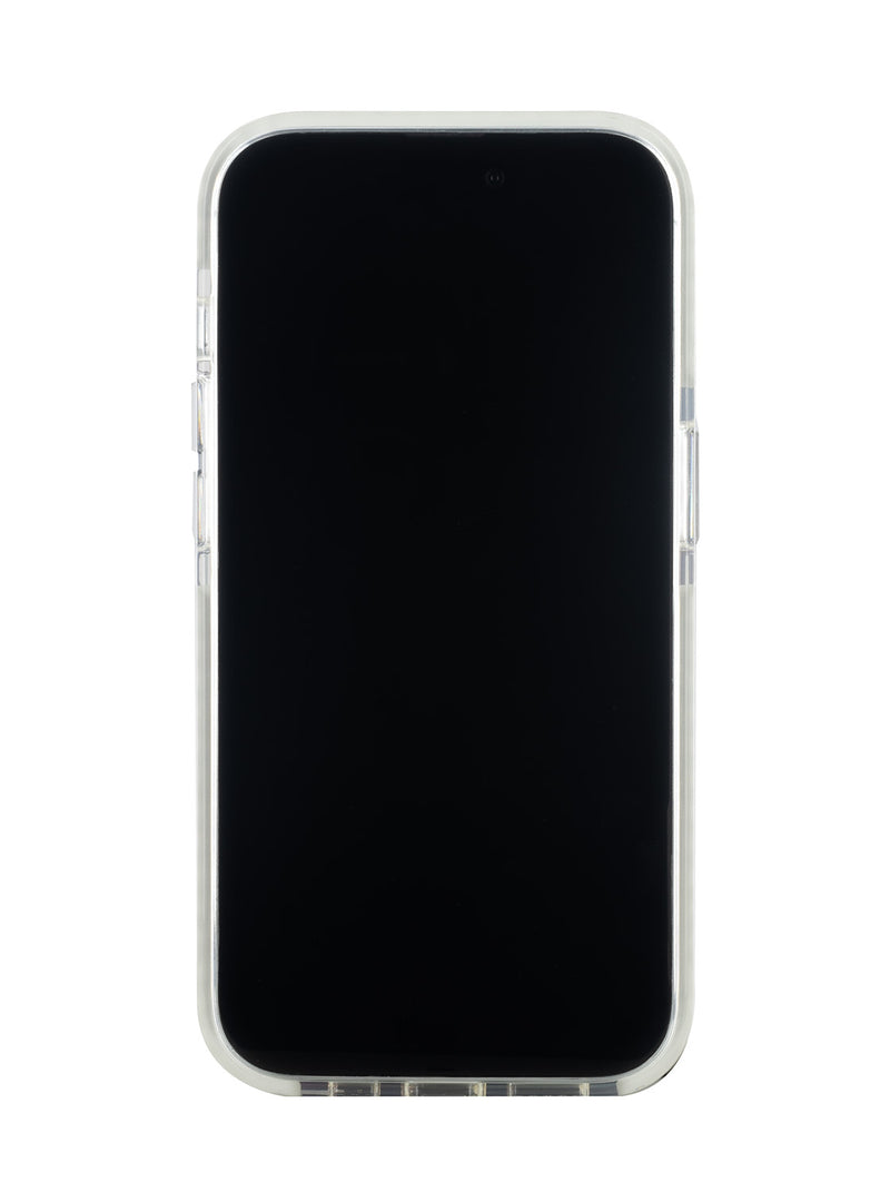Ted Baker APPENI Clear Flower Placement Antishock Phone Case for iPhone 14 Cream Bumper