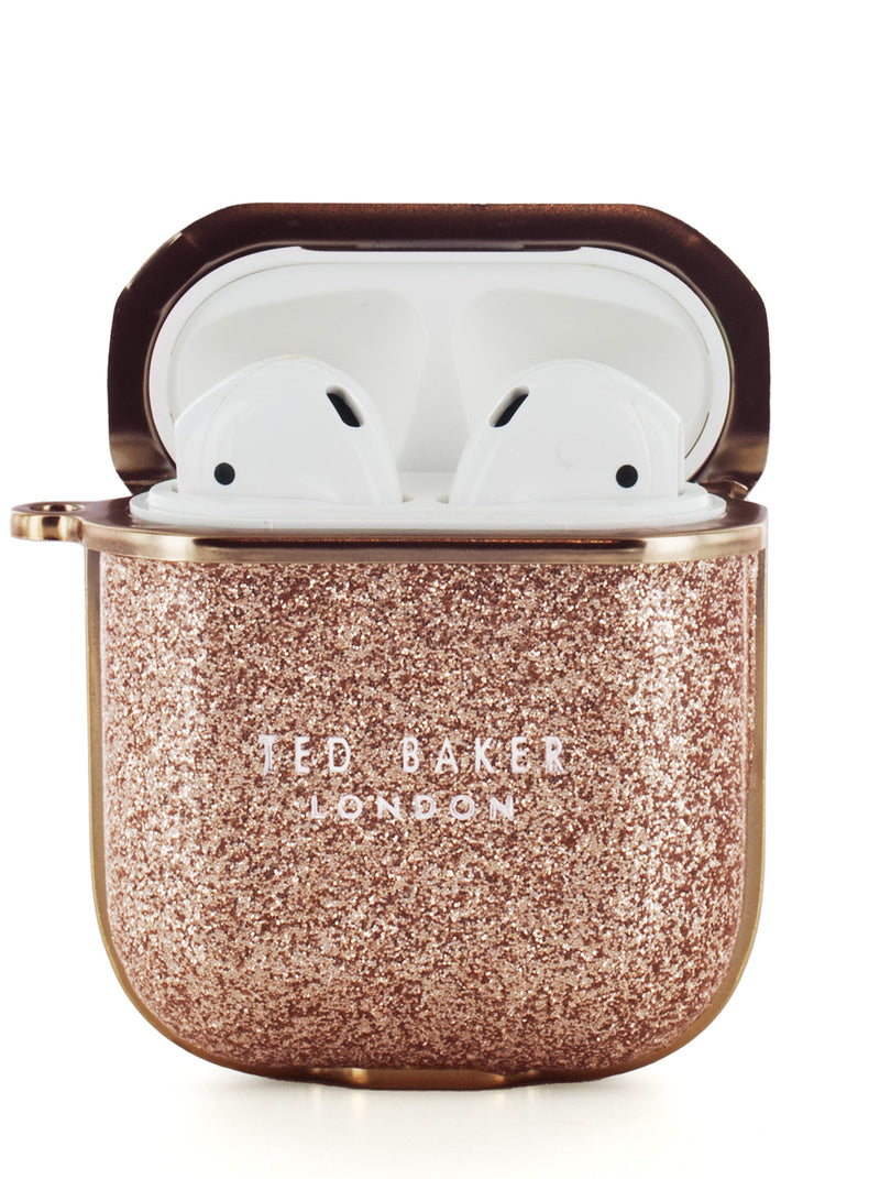 Ted Baker GLITAIR Rose Gold Glitter Case Cover for AirPod 1st / 2nd Gen