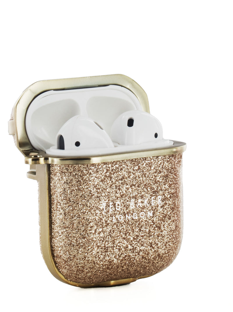 Ted Baker GLITAIR Gold Glitter Case Cover for AirPod 1st / 2nd Gen