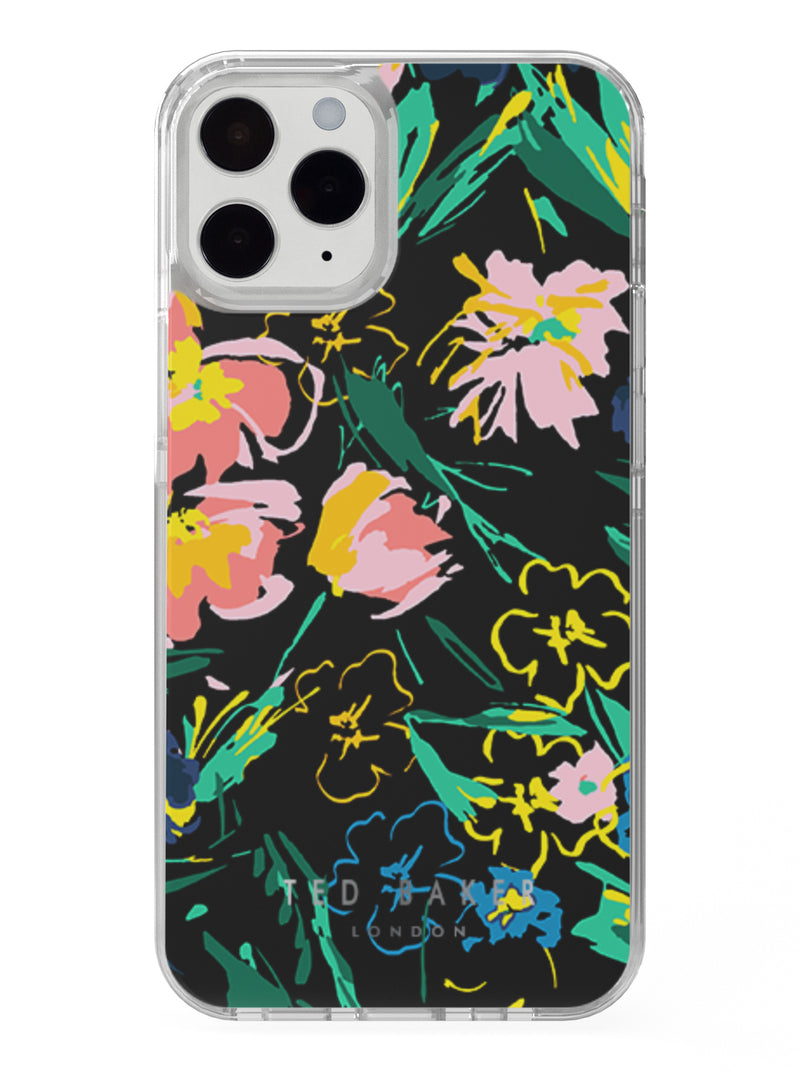 Ted Baker SULLA Antishock for iPhone 12 Pro - Sketchy Magnolia Black