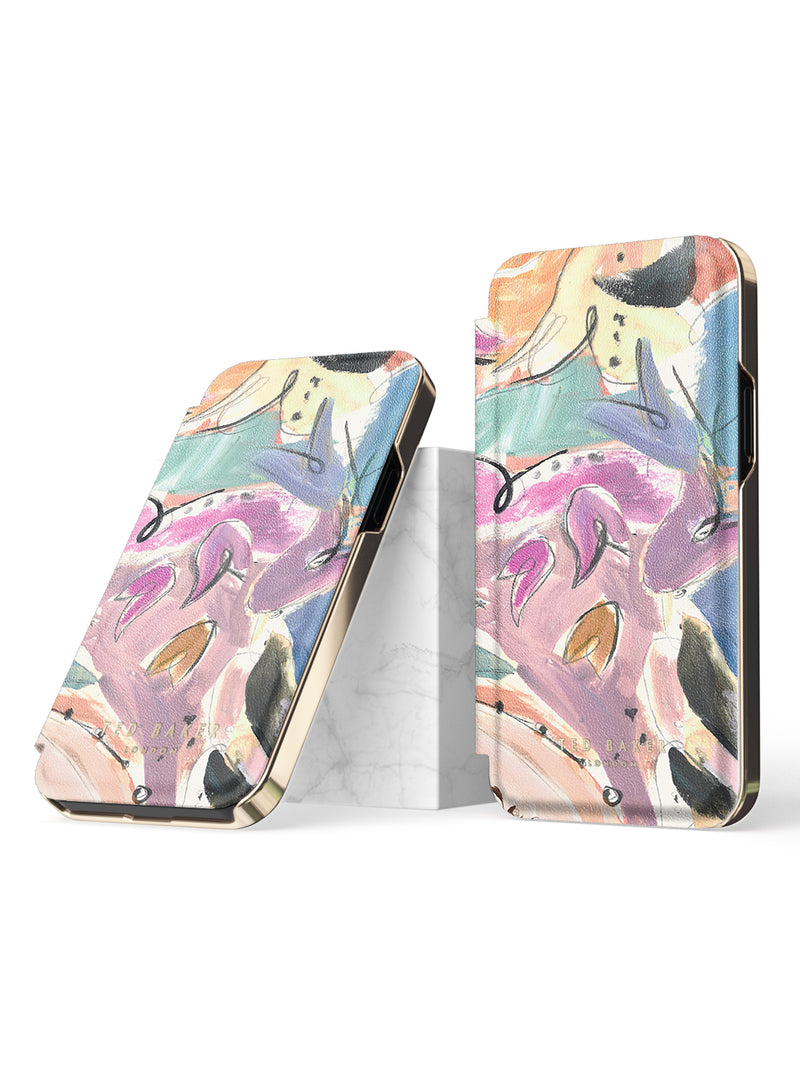 Ted Baker Folio Case for iPhone 14 Plus - Art Print