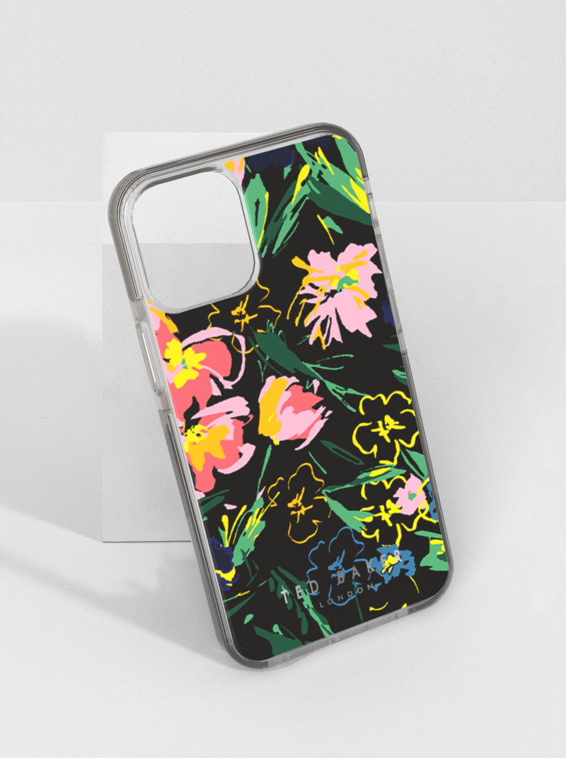 Ted Baker SELBA Antishock for iPhone 11 - Sketchy Magnolia Black