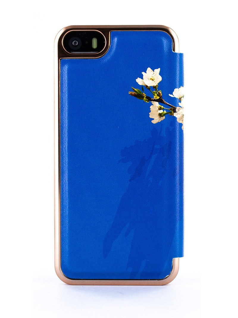 Back image of the Ted Baker Apple iPhone SE / 5 phone case in Blue
