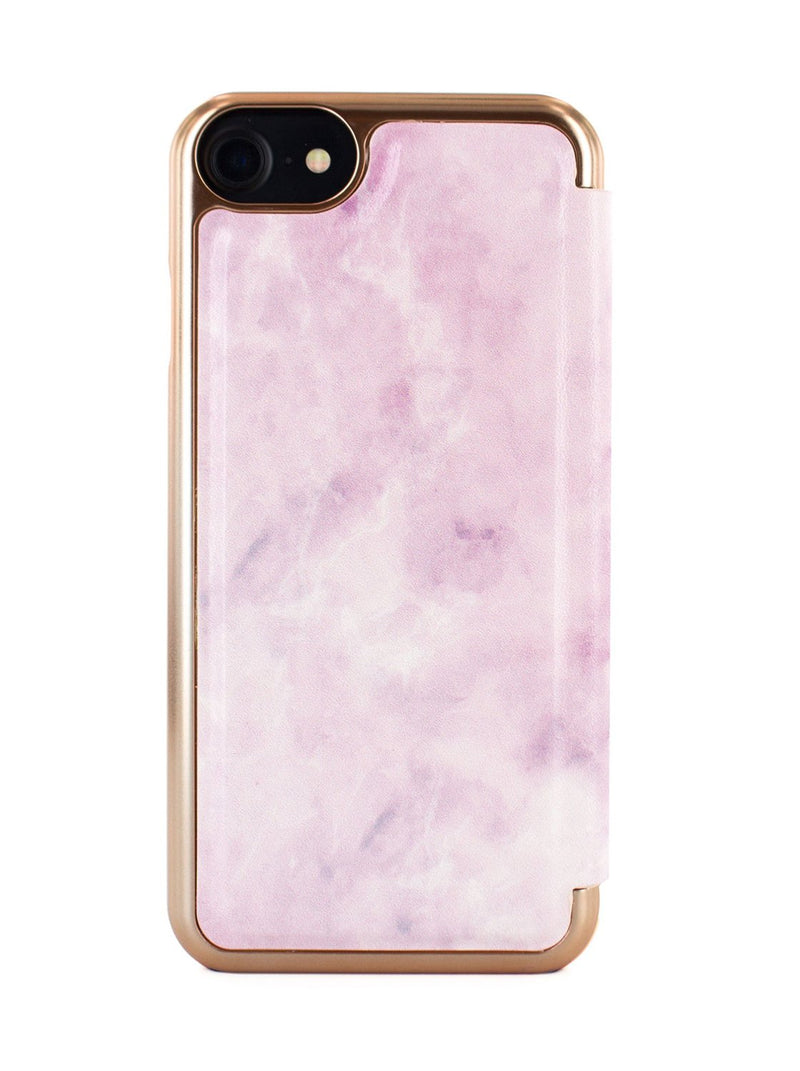 Back image of the Ted Baker Apple iPhone 8 / 7 / 6S phone case in Rose Quartz