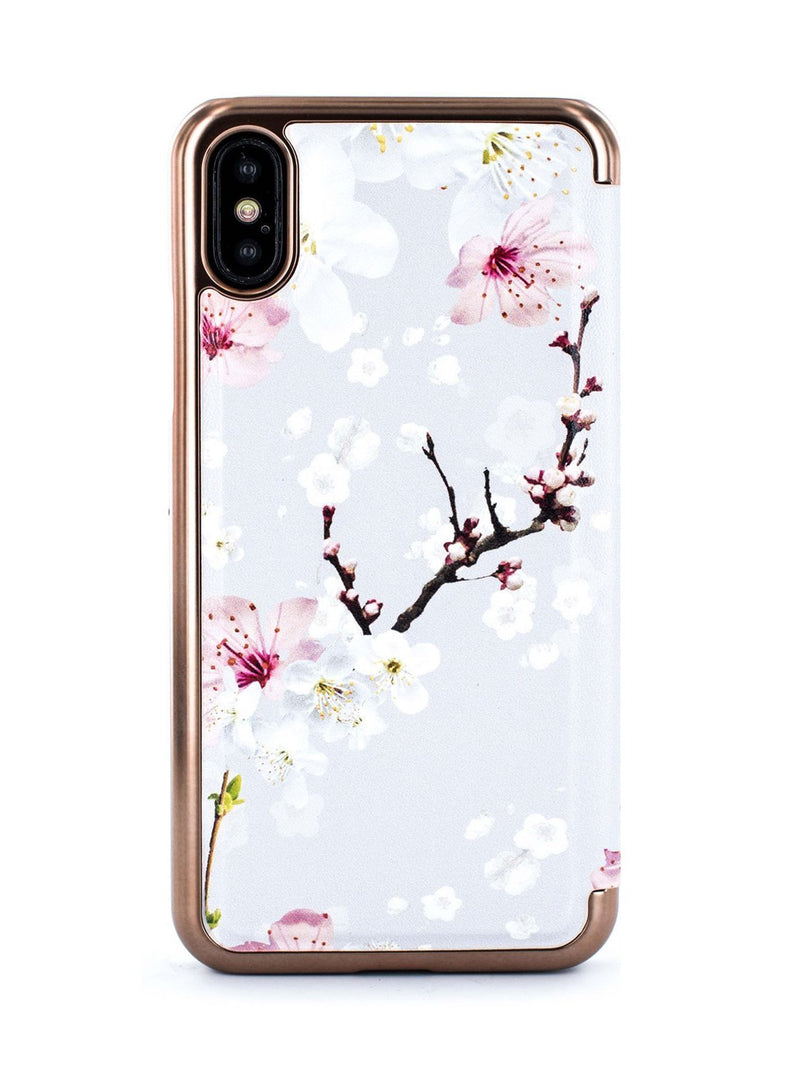 Back image of the Ted Baker Apple iPhone XS / X phone case in White