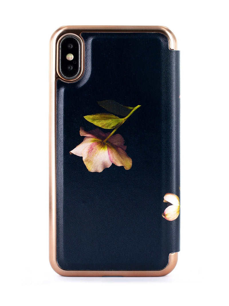 Back image of the Ted Baker Apple iPhone XS Max phone case in Black