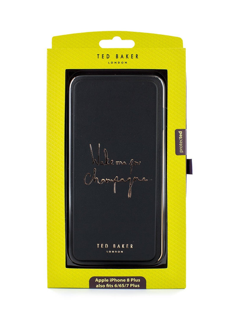 Packaging image of the Ted Baker Apple iPhone XS Max phone case in Black