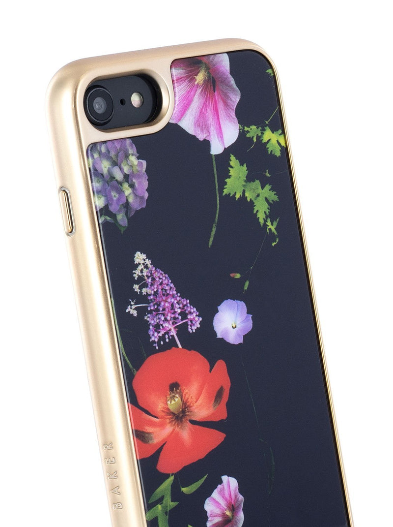 Detail image of the Ted Baker Apple iPhone 8 / 7 / 6S phone case in Black