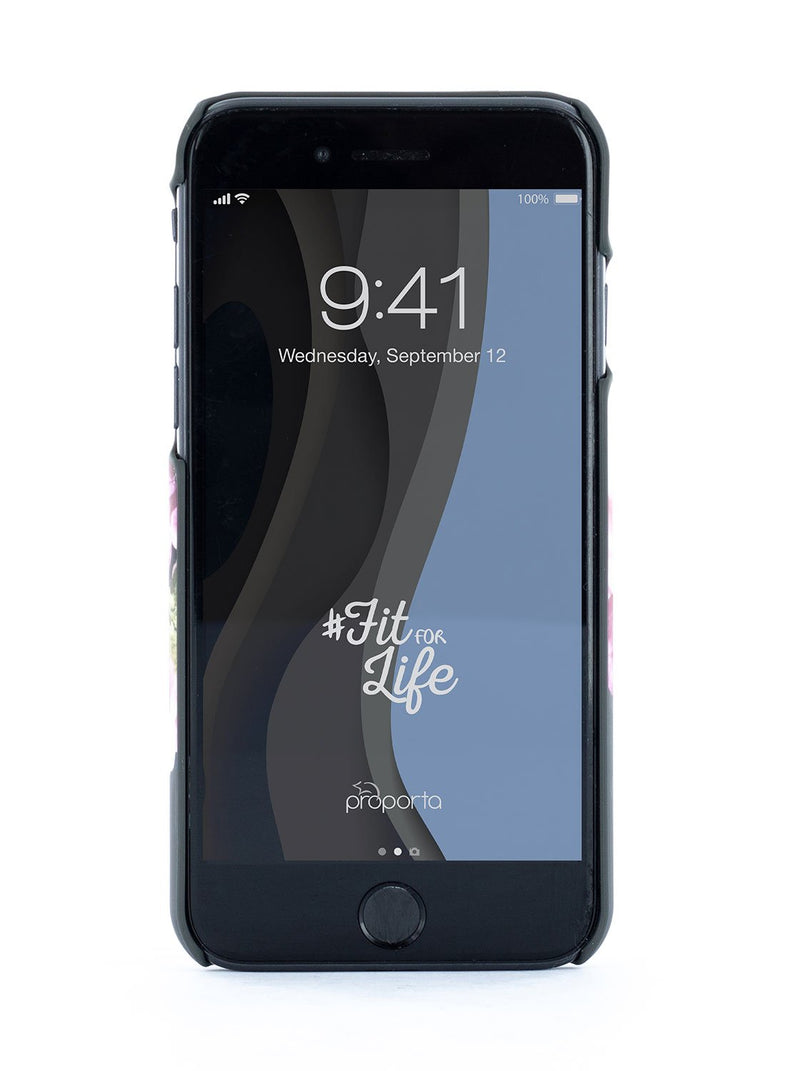 Back image of the Ted Baker Apple iPhone 8 / 7 / 6S phone case in Black