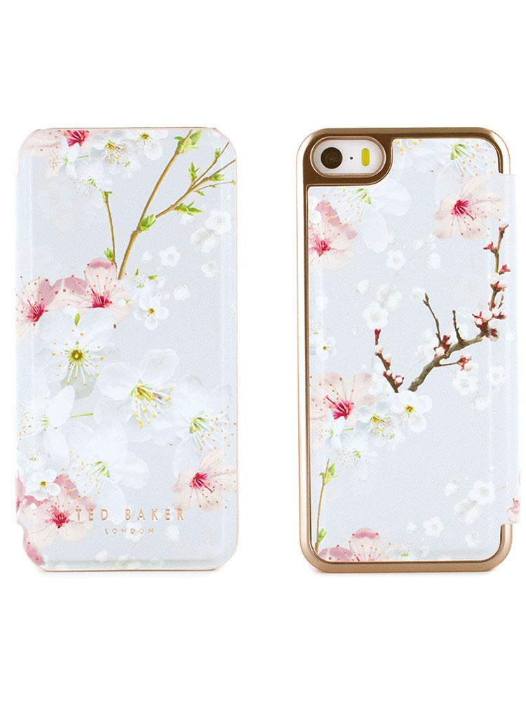 Ted Baker ANA Mirror Folio Case for iPhone 5 / 5S - Oriental Blossom