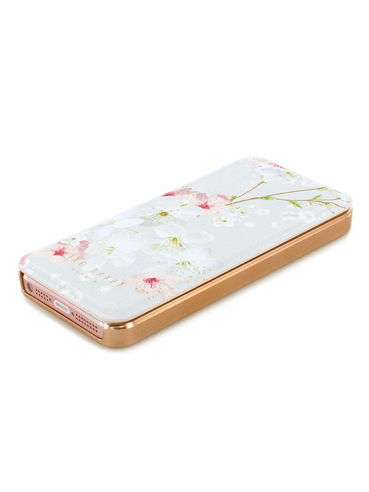 Ted Baker ANA Mirror Folio Case for iPhone SE - Oriental Blossom