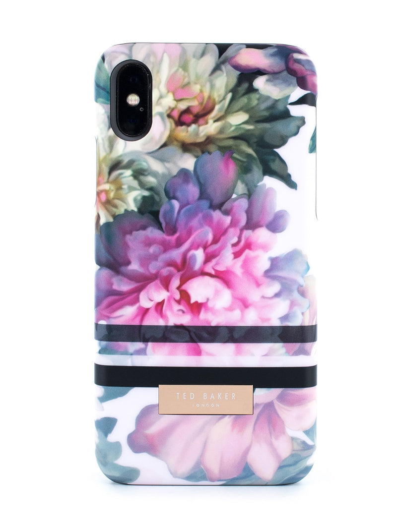 Ted Baker LINORA Soft Feel Hard Shell for iPhone X - Painted Posie