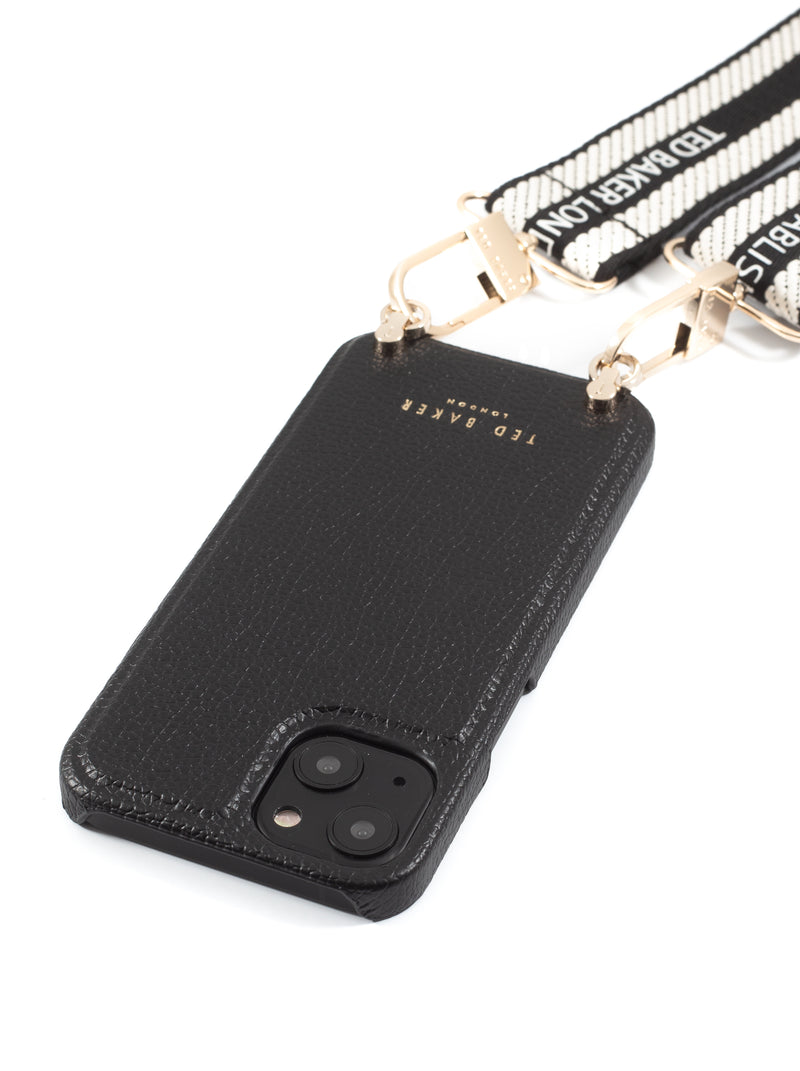 Ted Baker Half Wrap with Crossbody iPhone 13 - Black