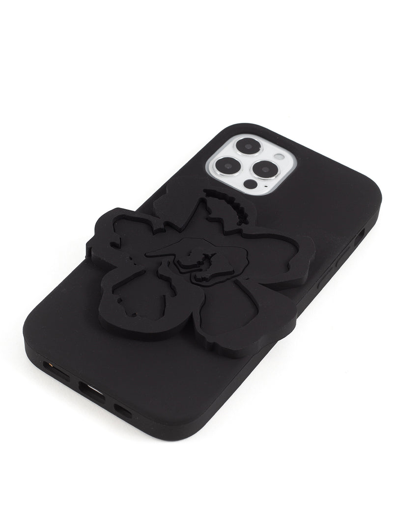 Ted Baker ROSEII Silicone Case for iPhone 12 - Magnolia - Black