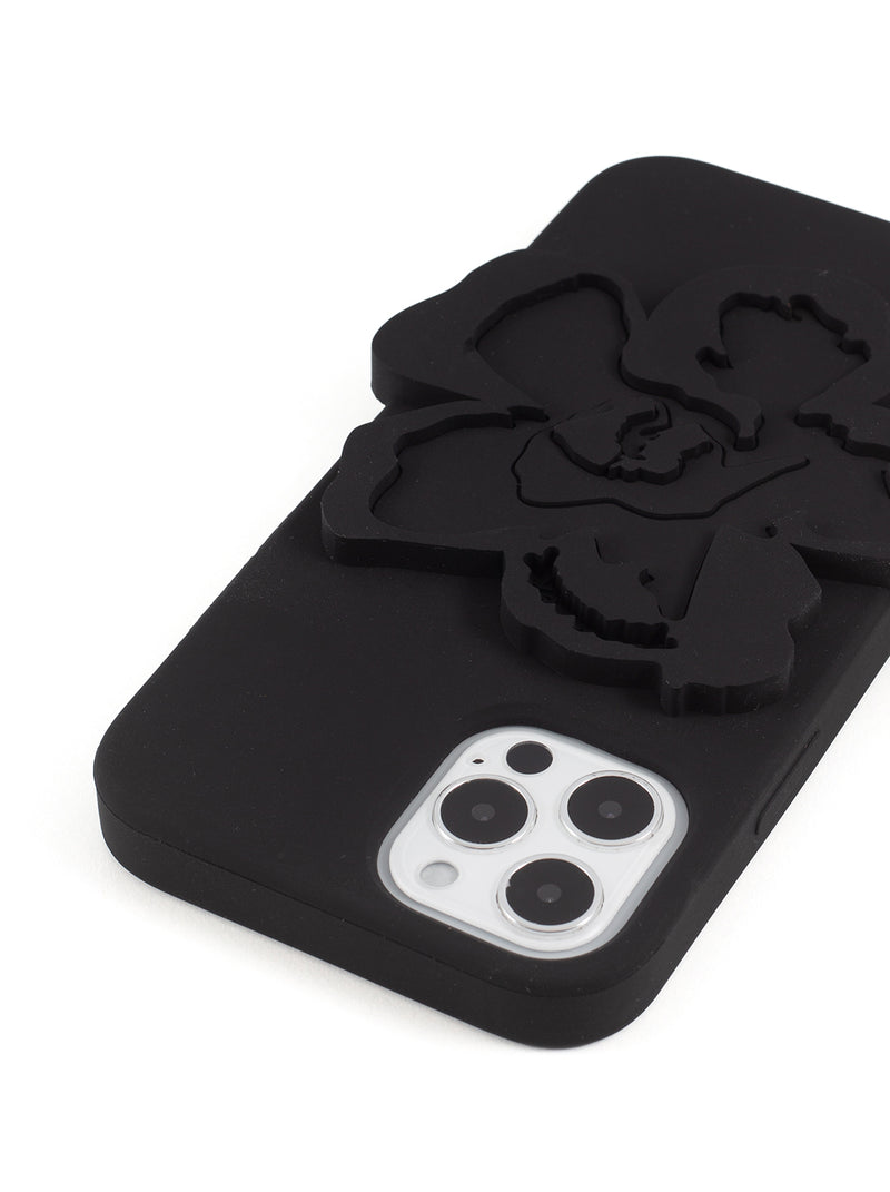 Ted Baker ROSEII Silicone Case for iPhone 12 - Magnolia - Black