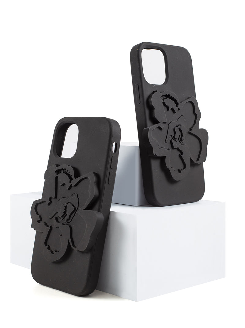 Ted Baker ROSILI Silicone Case for iPhone 13 - Magnolia - Black