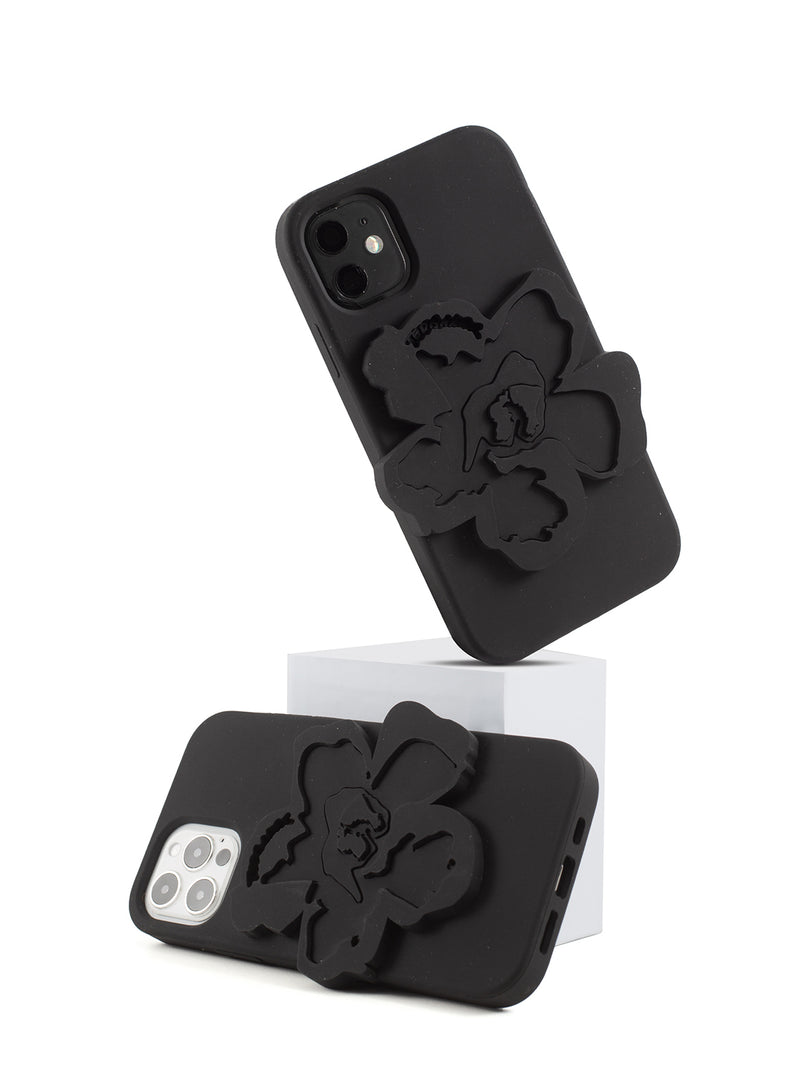 Ted Baker ROSILI Silicone Case for iPhone 13 - Magnolia - Black