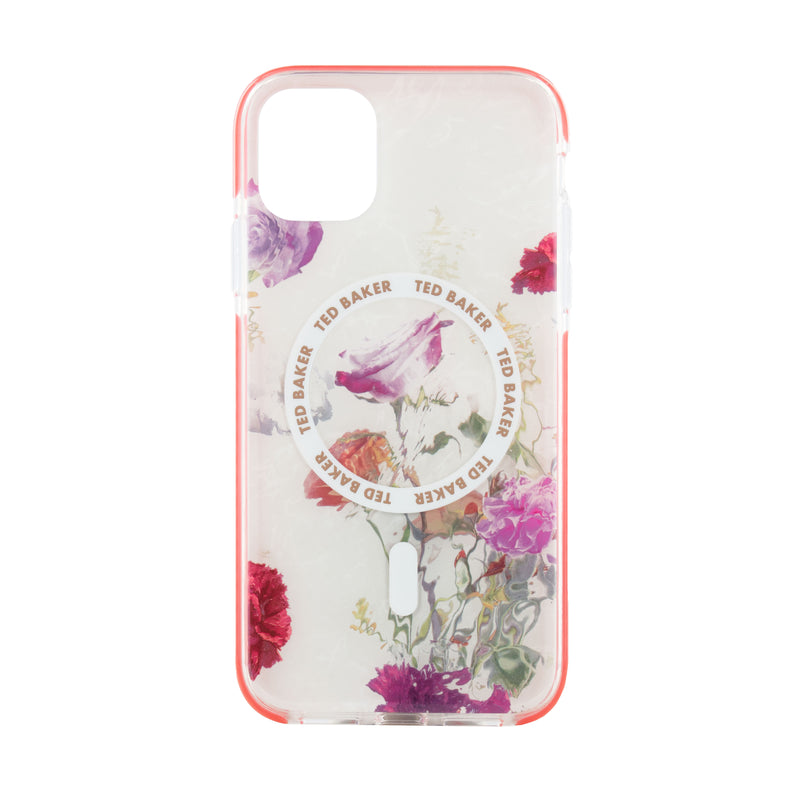 Ted Baker LAVERNO MagSafe AntiShock for iPhone 12 Pro Water Floral Red Bumper