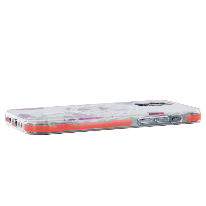 Ted Baker LAVERNO MagSafe AntiShock for iPhone 12 Water Floral Red Bumper