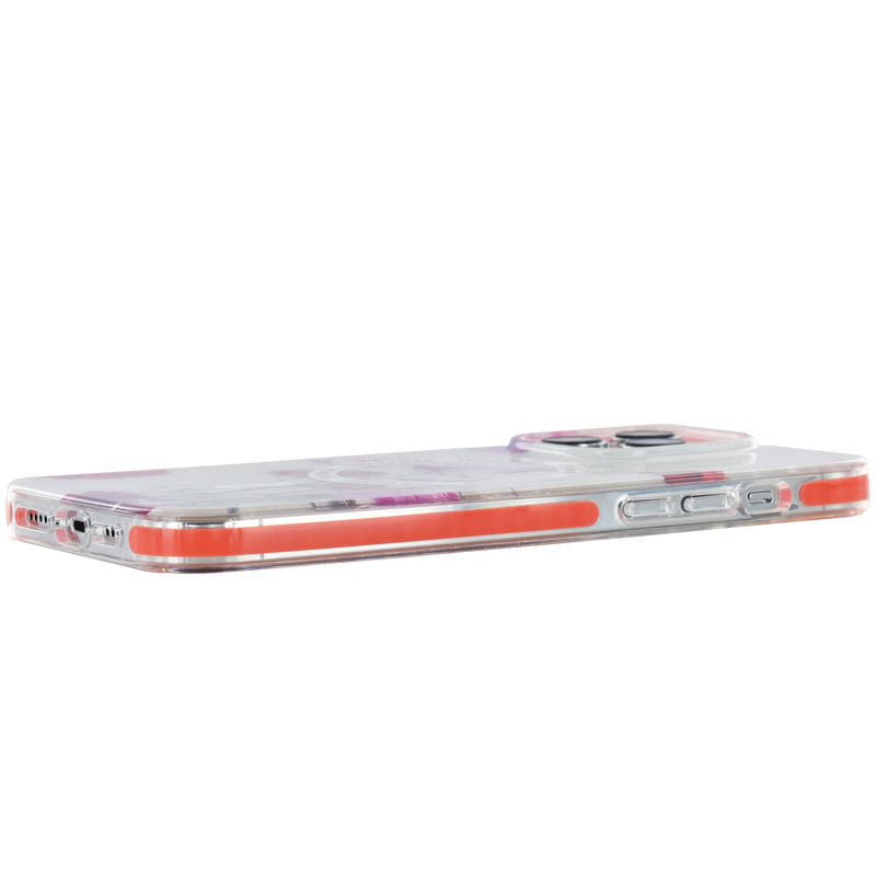 Ted Baker LAVERNI MagSafe AntiShock for iPhone 14 Pro Max Water Floral Grey Red Bumper