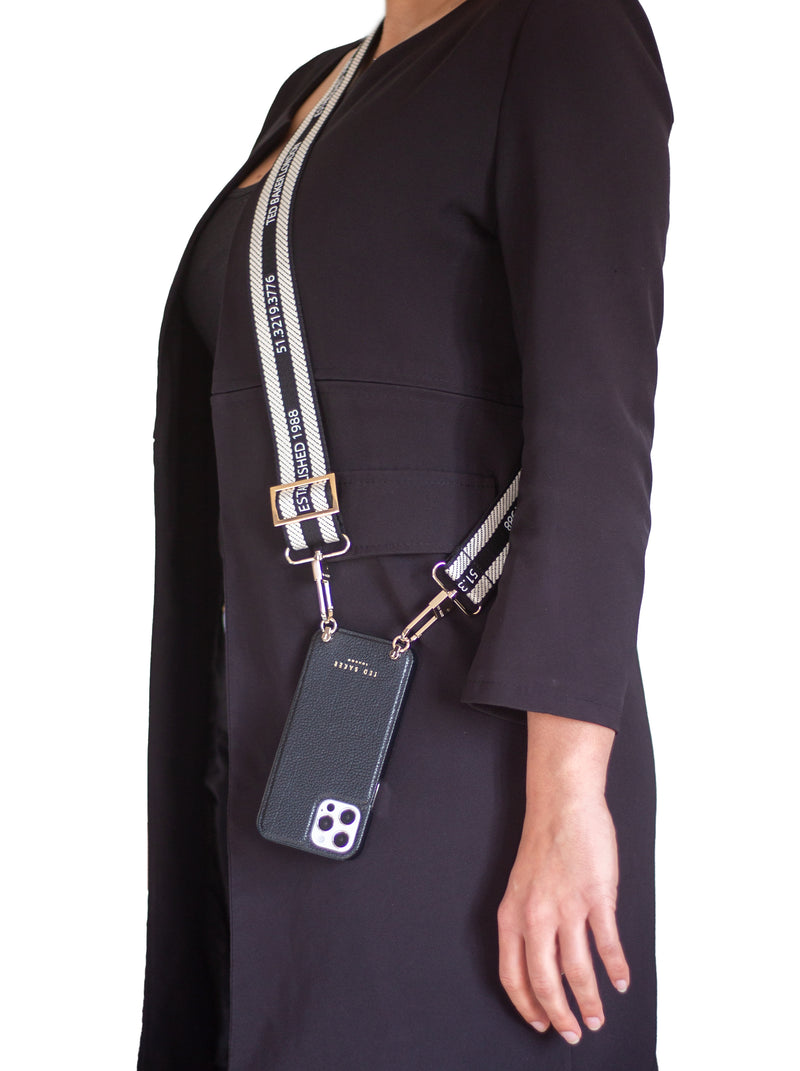 Ted Baker Half Wrap with Crossbody iPhone 13 - Black