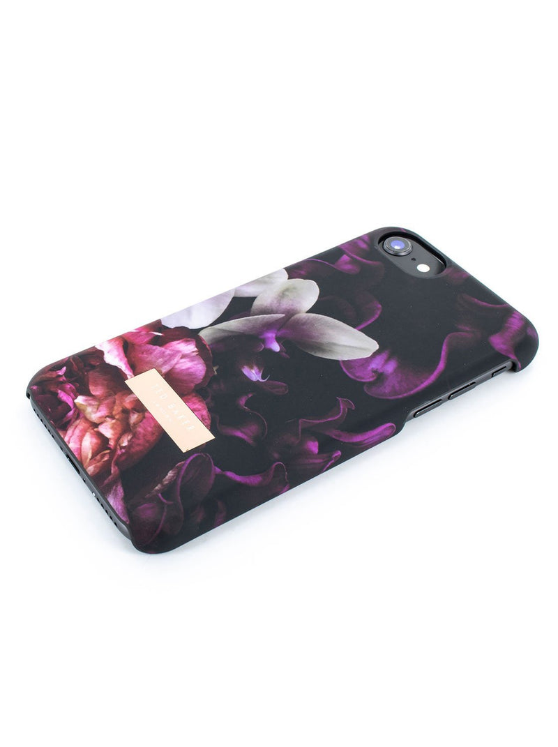 Face down image of the Ted Baker Apple iPhone 8 / 7 / 6S phone case in Black