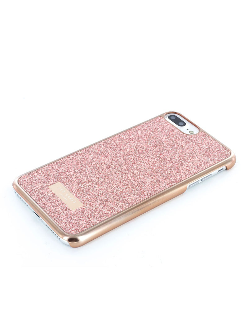 Face down image of the Ted Baker Apple iPhone 8 Plus / 7 Plus phone case in Rose Gold