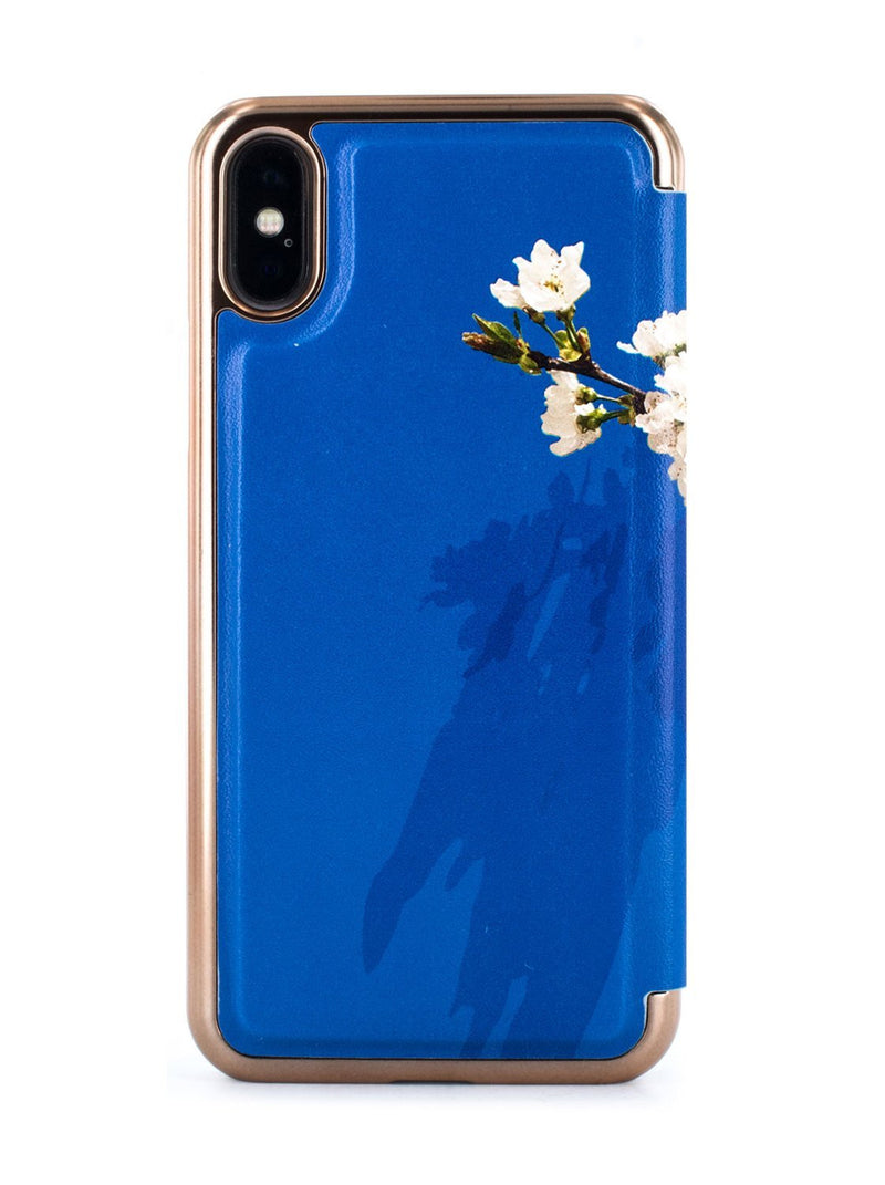 Back image of the Ted Baker Apple iPhone XS / X phone case in Blue