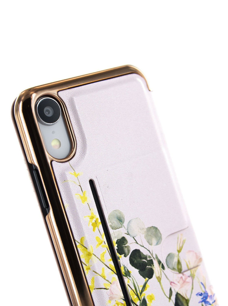 Detail image of the Ted Baker Apple iPhone XR phone case in Pink
