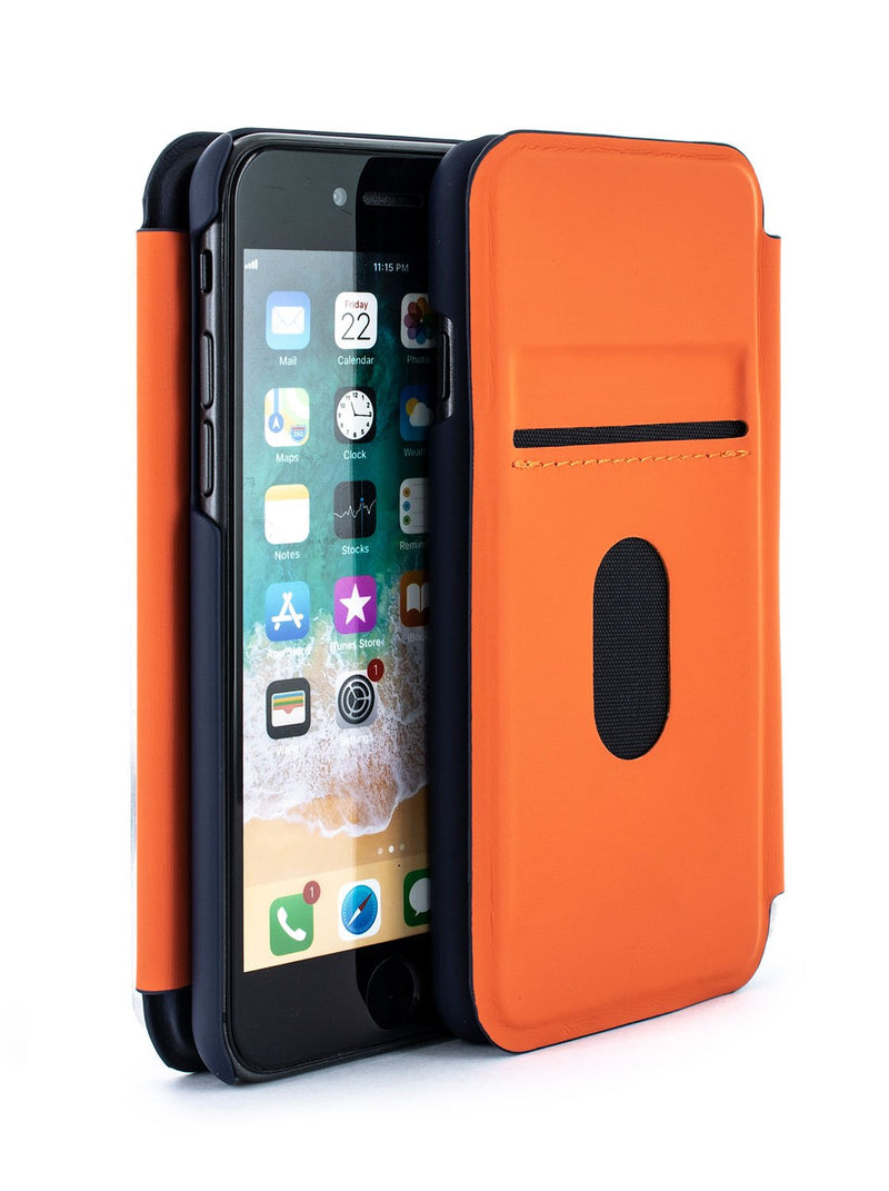 Ted Baker TETTRA Card Slot Folio Case for iPhone SE (2020) / 8 / 7 / 6 - Navy