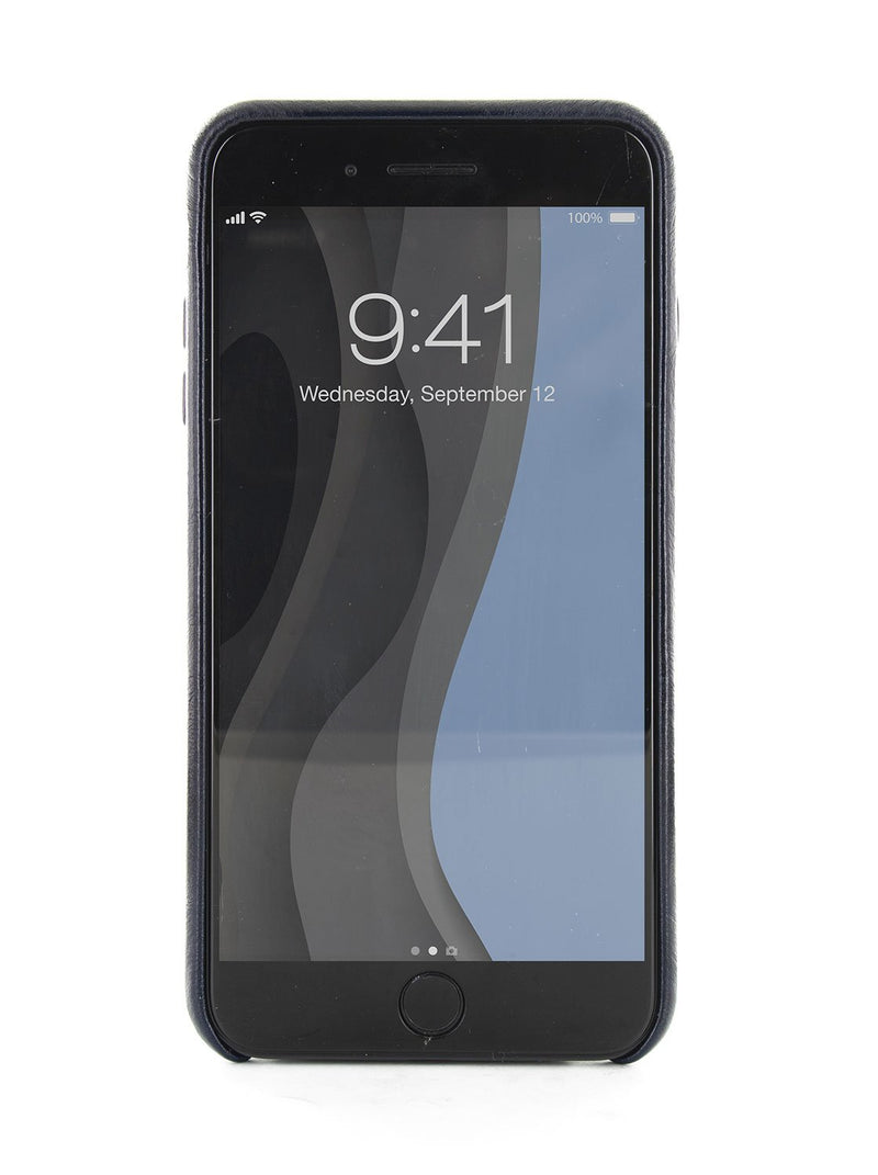 Ted Baker MIDICO Real Leather Case for iPhone 8 Plus / 7 Plus / 6 Plus - Navy
