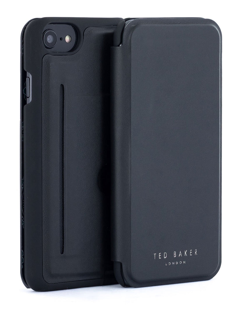 Front and back image of the Ted Baker Apple iPhone 8 / 7 / 6S phone case in Black