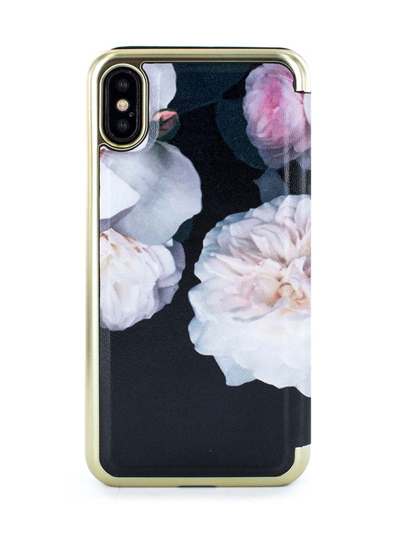 Back image of the Ted Baker Apple iPhone XS / X phone case in Black