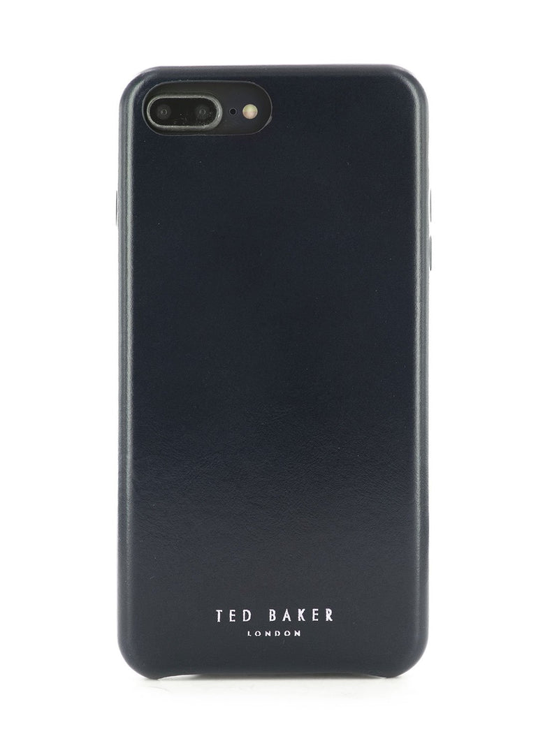 Ted Baker MIDICO Real Leather Case for iPhone 8 Plus / 7 Plus / 6 Plus - Navy