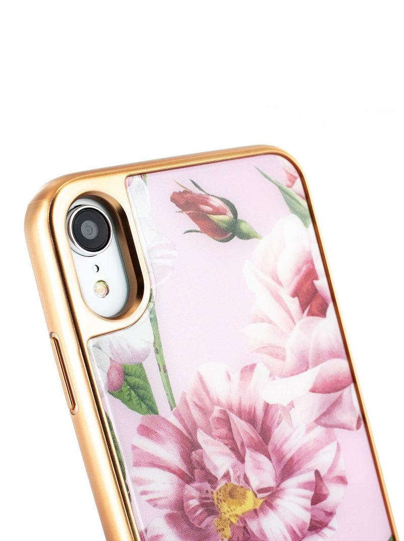 Detail image of the Ted Baker Apple iPhone XR phone case in Pink