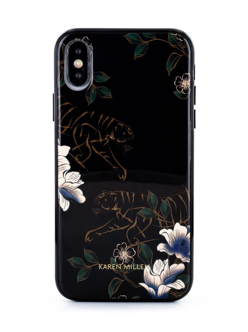 Hero image of the Karen Millen Apple iPhone XS / X phone case in Black