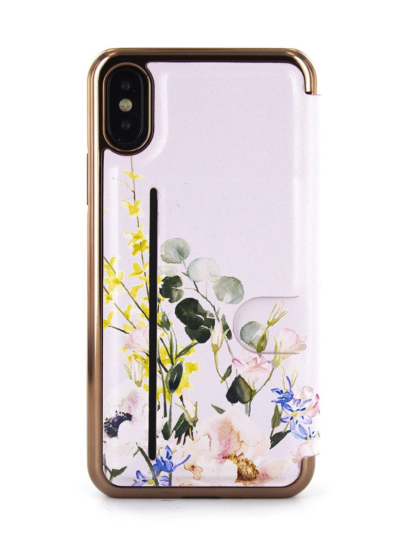 Back image of the Ted Baker Apple iPhone XS / X phone case in Pink