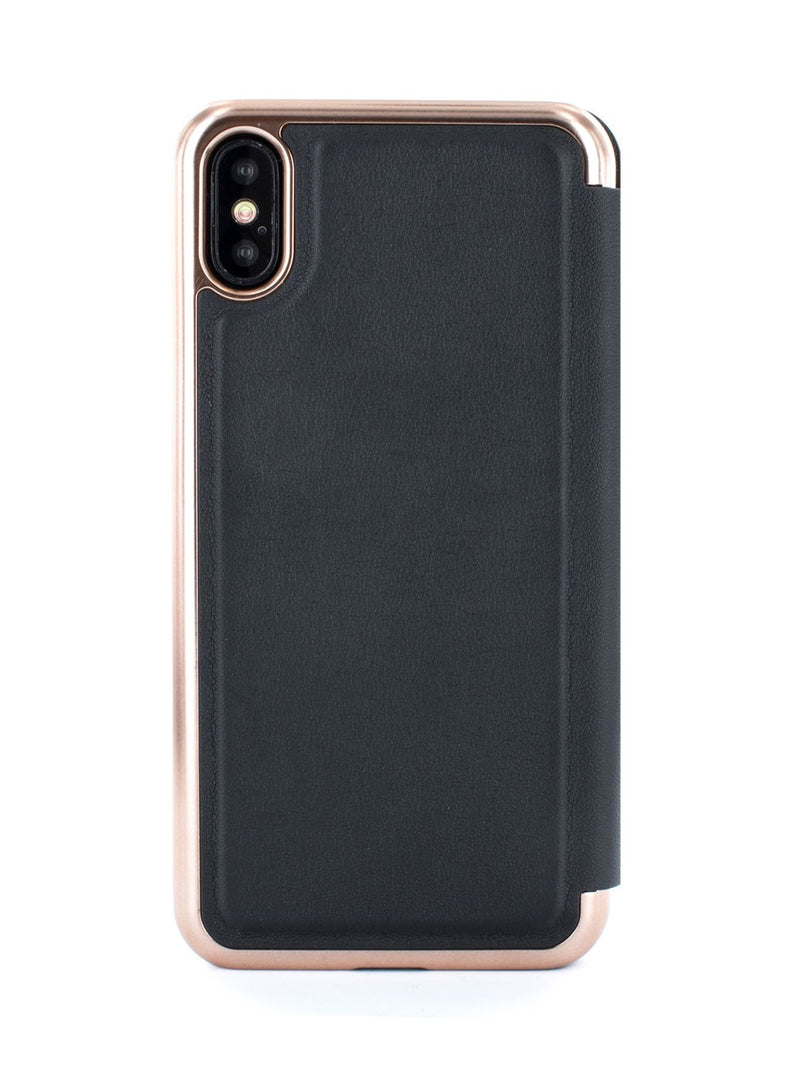 Back image of the Ted Baker Apple iPhone XS / X phone case in Black