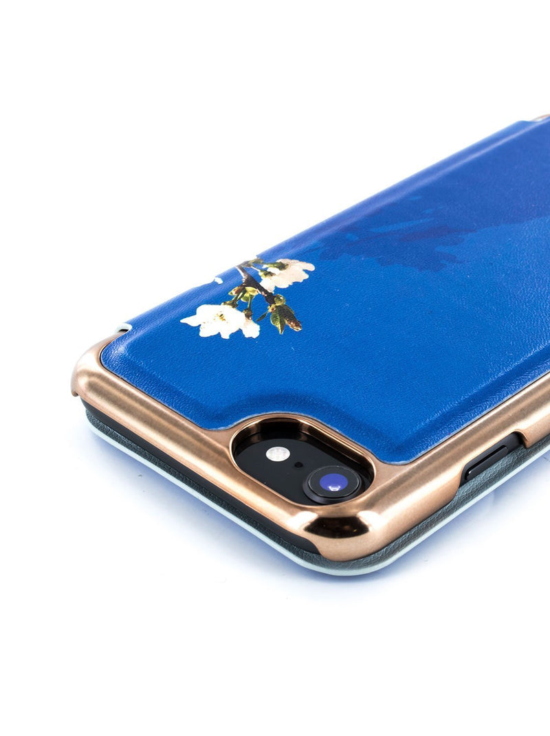 Detail image of the Ted Baker Apple iPhone 8 / 7 / 6S phone case in Blue