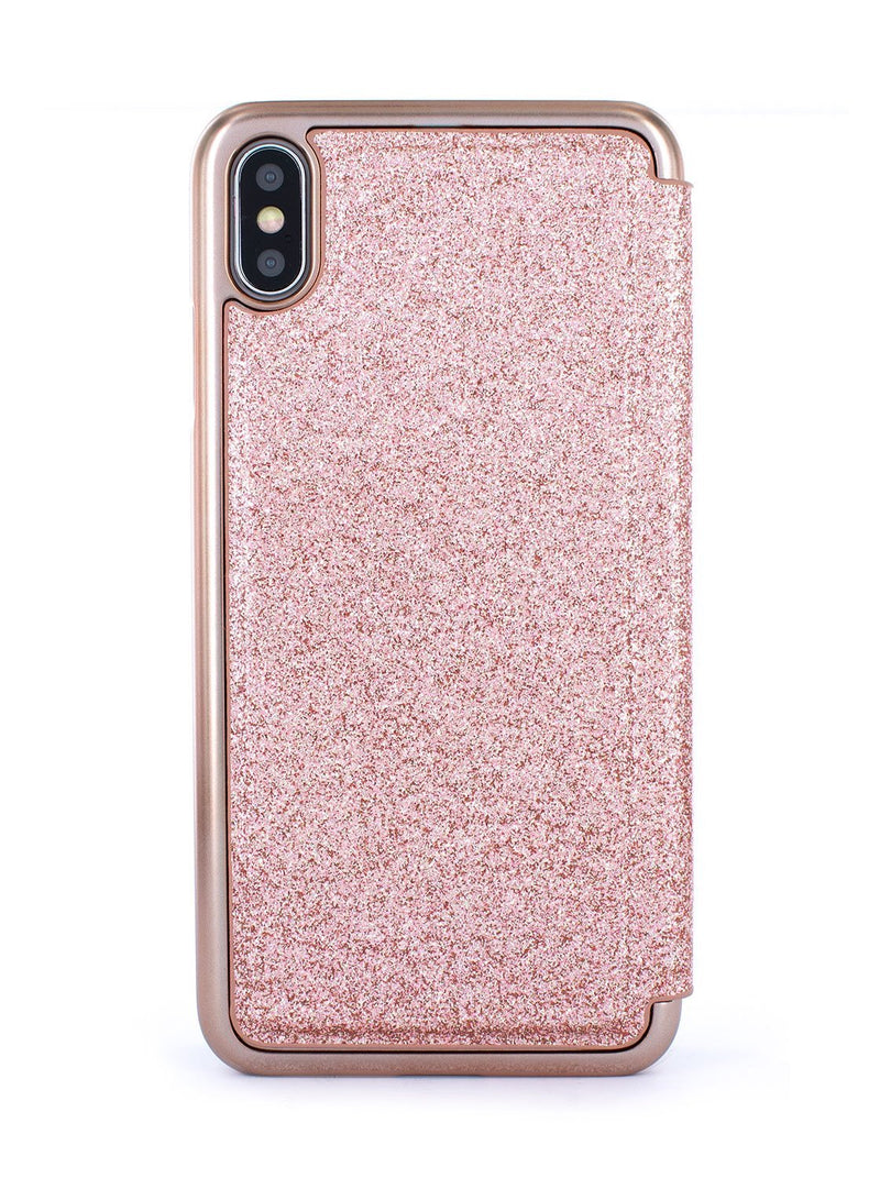 Back image of the Ted Baker Apple iPhone XS Max phone case in Rose Gold