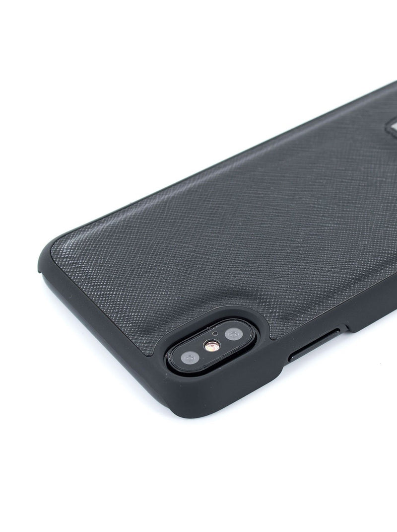 Face down image of the Ted Baker Apple iPhone XS / X phone case in Black