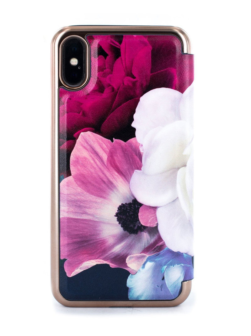 Back image of the Ted Baker Apple iPhone XS / X phone case in Dark Purple