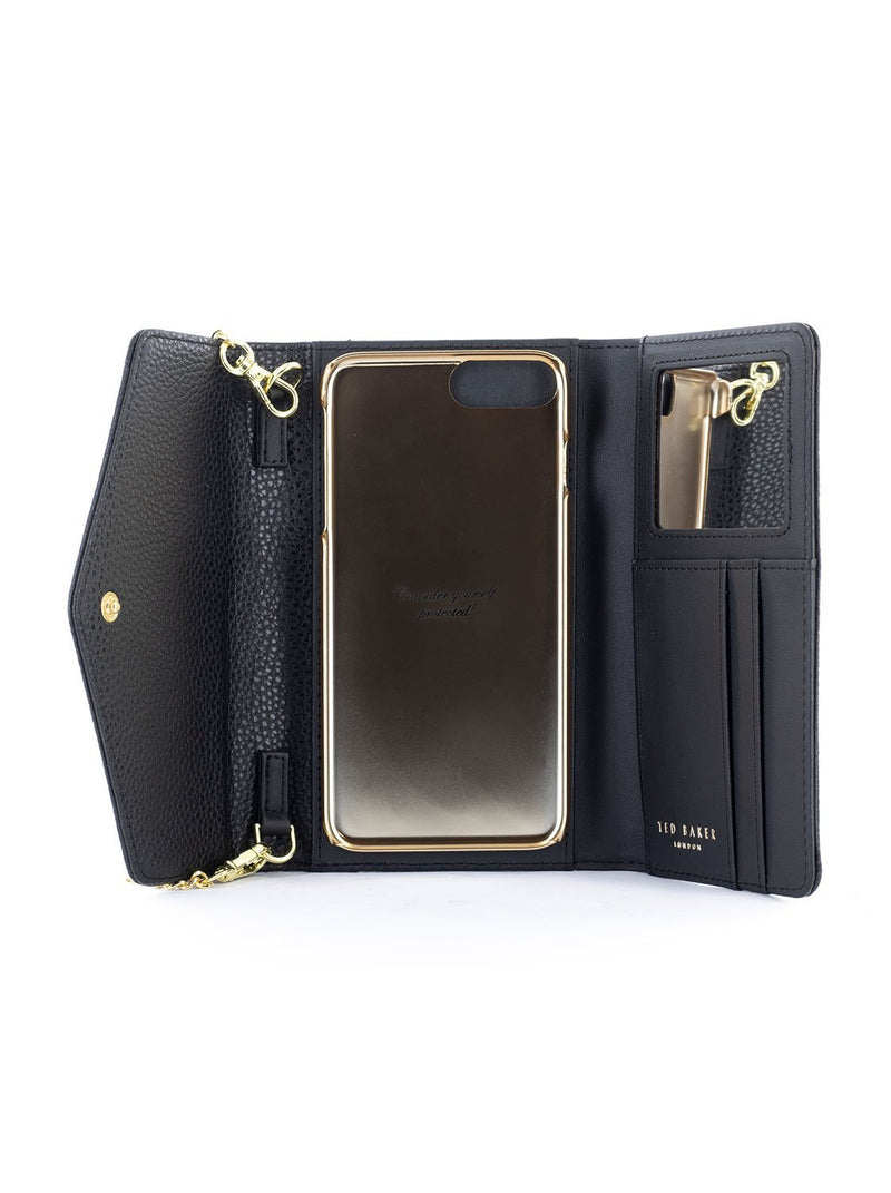 Inside image of the Ted Baker Apple iPhone 8 Plus / 7 Plus phone case in Black