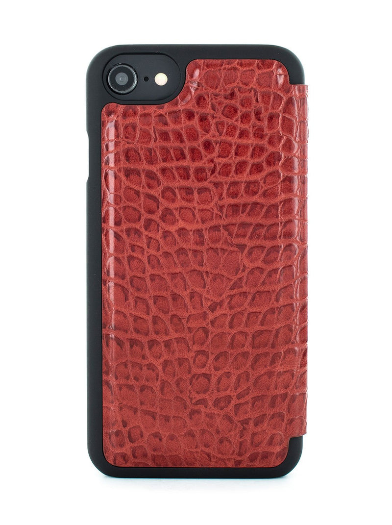 Back image of the Karen Millen Apple iPhone 8 / 7 / 6S phone case in Red
