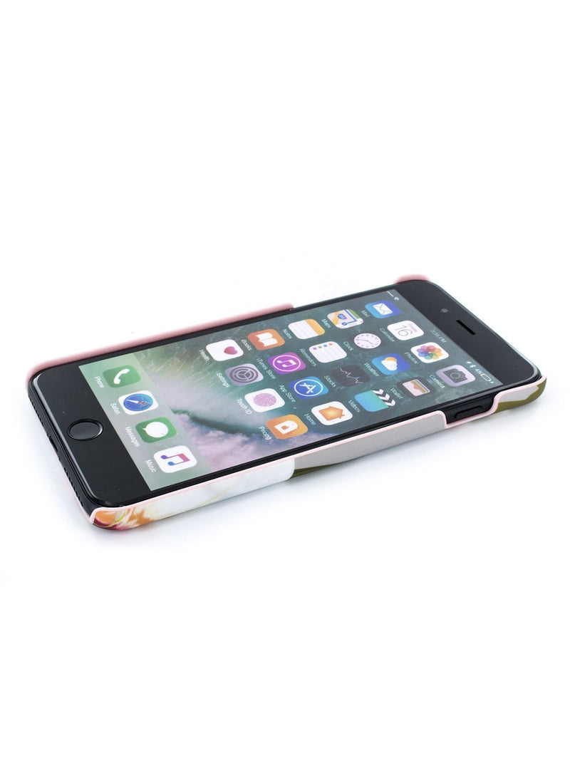 Face up image of the Ted Baker Apple iPhone 8 Plus / 7 Plus phone case in Mid Grey