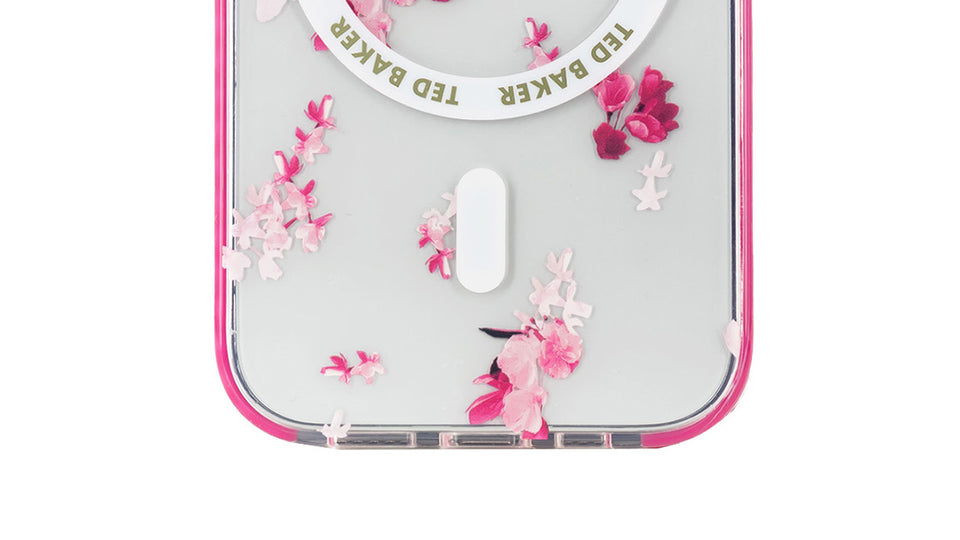 【TED BAKER】クリアフラワー MagSafe対応 iPhoneケース 92849-IP15ProMax-proporta-