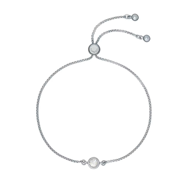 SOLETA Solitaire Sparkle Silver Bracelet