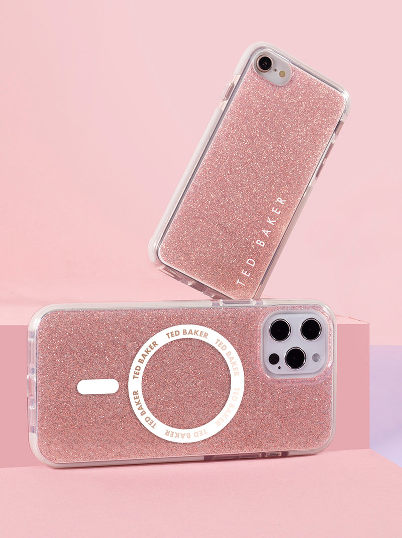 Ted Baker Anti-shock MagSafe Case for iPhone 12 Pro - Glitter